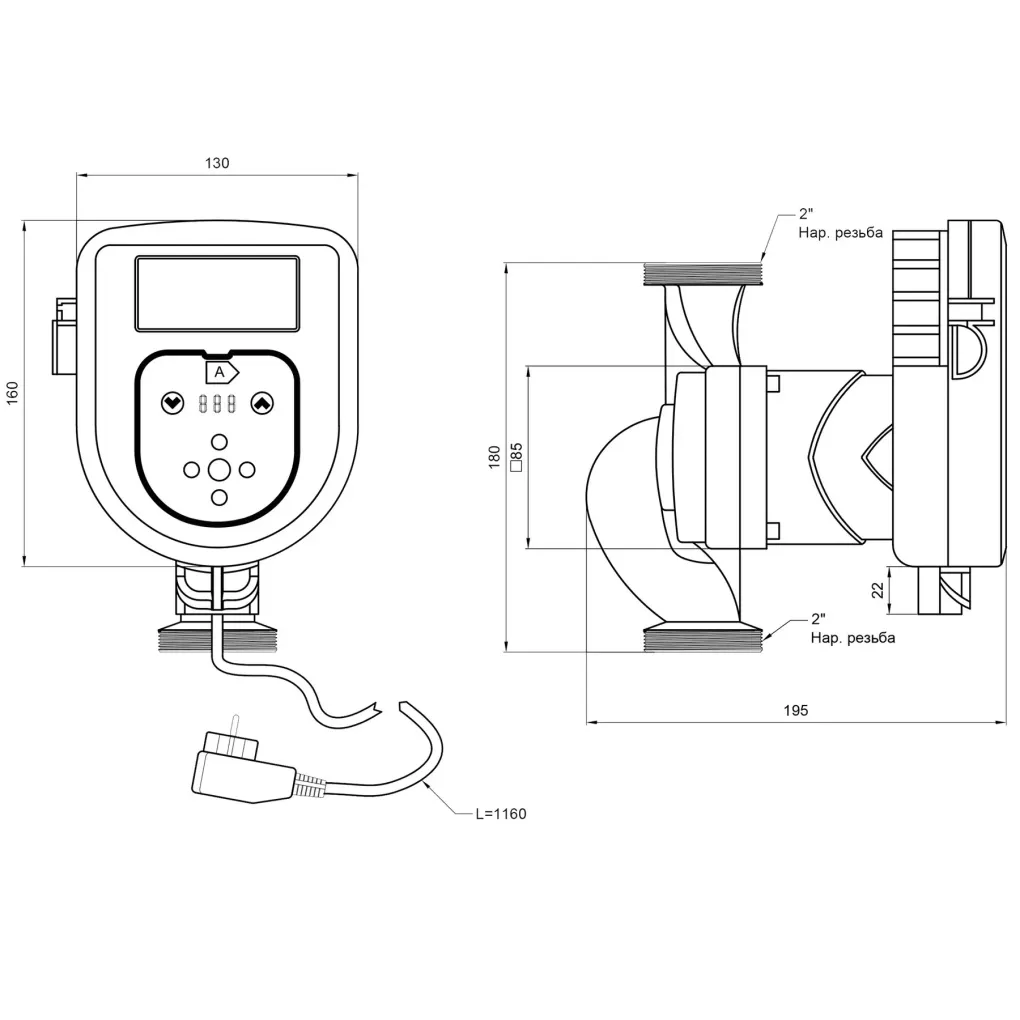 Циркуляційний насос Thermo Alliance LPSA 32/100/180 (LPSA32100180)- Фото 2